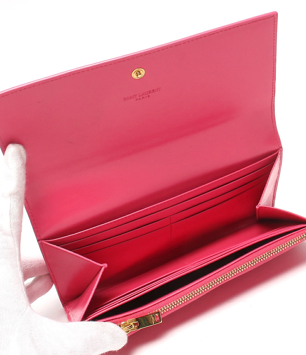 Saint Laurent long wallet Paris Black